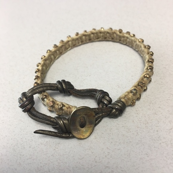 Chan Luu Single Wrap Bracelet with Nuggets - Picture 2 of 4